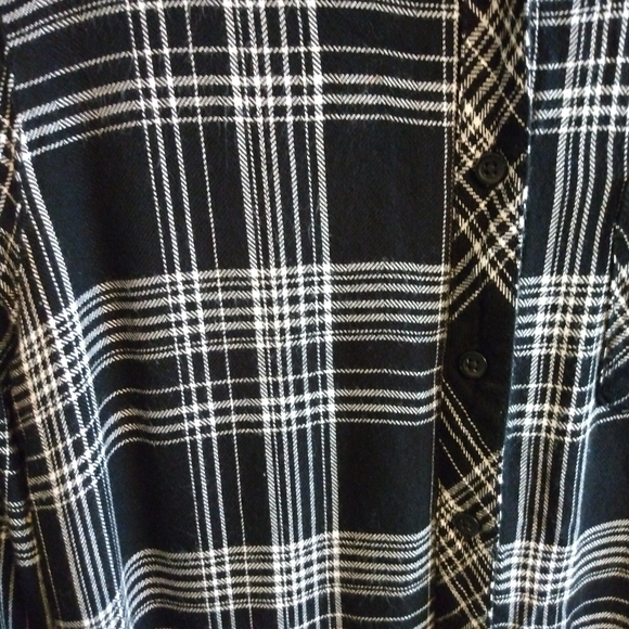 BLL NYC Plaid Flannel Shirt Dress - Picture 4 of 13